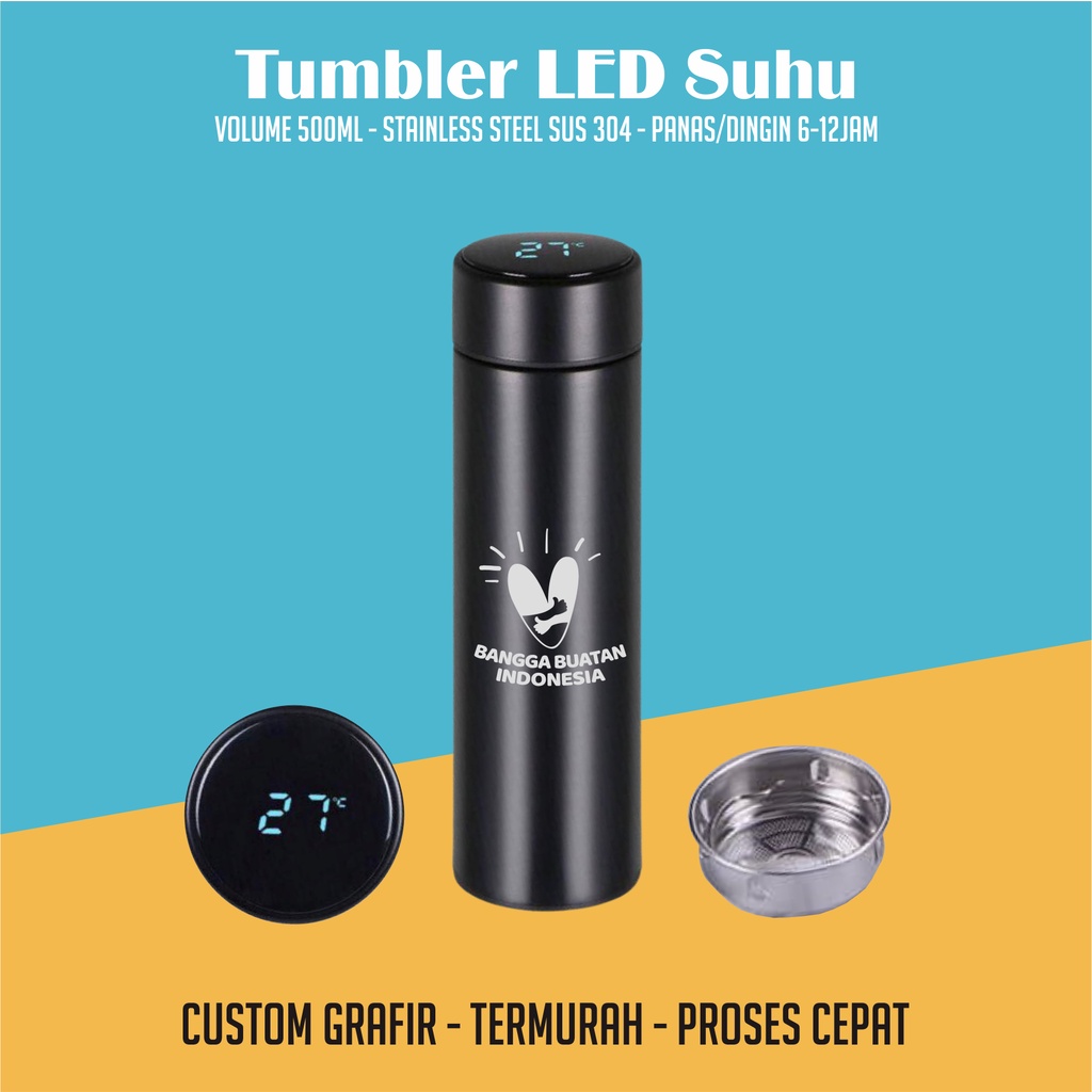 Tumbler LED Suhu Temperatur, Thumbler LED Suhu Temperatur, Tambler LED Suhu Temperatur, Tumblr LED Suhu Temperatur, Thumblr LED Suhu Temperatur, Tamblr LED Suhu Temperatur, Tumbler LED Suhu Temperatur Custom Grafir, Thumbler LED Suhu Custom Grafir LS-01