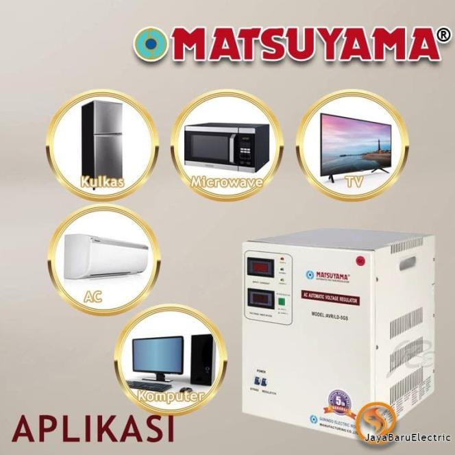 Stabilizer Stavol Avr Matsuyama Stavolt 5000 Watt 5Kva Avr/Ld-5Gs