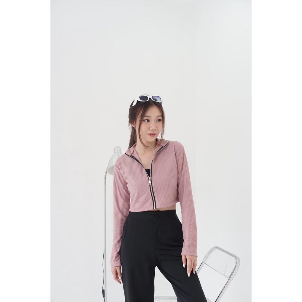 FWR - BASIC OUTER KNIT 2507 / ATASAN WANITA CROP