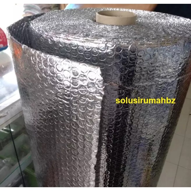 permeter Aluminium Foil Bubble Peredam Panas Atap Eceran 1 Meteran