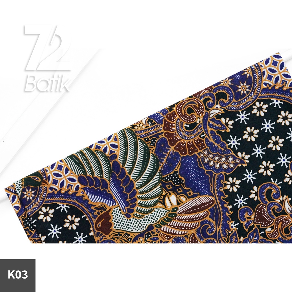 KAIN BATIK PREMIUM Bahan Katun Motif Sekar Jagad Roll Ungu Biru 722761 Cap 72 Jarik Jarit Samping Kebat Panjang Batik Katun Modern Premium Bahan Seragam Batik Pernikahan Kantor Keluarga Murah Kamen Jadi Batik Bali Lembaran