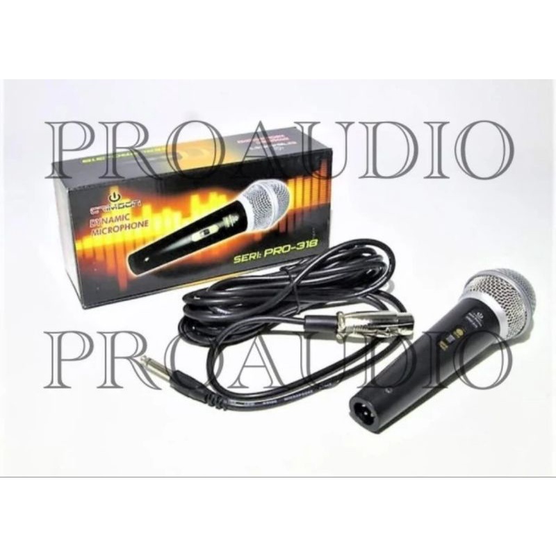 Microphone Murah Kabel Crimson Pro - 318 Original Pro 318 Mic Murah Original