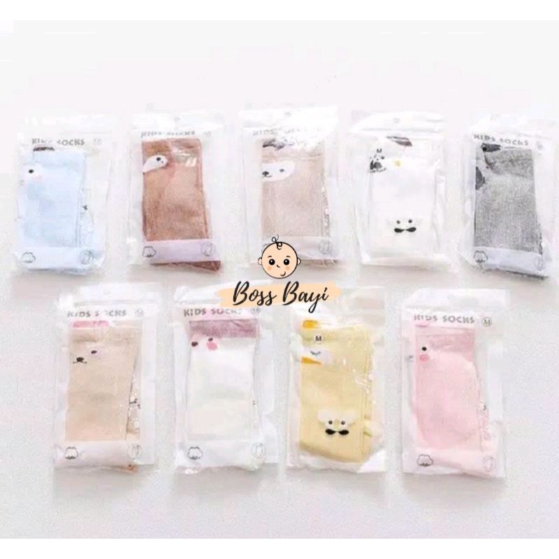 BOSS BAYI - Kaos Kaki Panjang Bayi / Long Baby Socks Motif