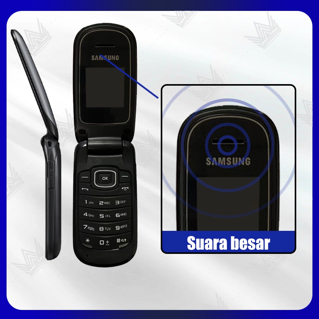 SAMSUNG LIPAT CARAMEL E1150 DUAL SIM GSM BAHASA INDONESIA