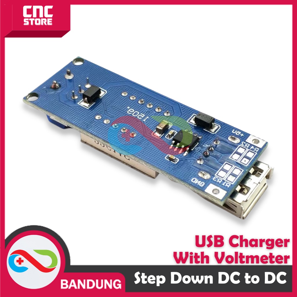 DC-DC 5-40V TO 5V 2A BUCK CONVERTER STEP DOWN USB OUTPUT WITH VOLTMETER