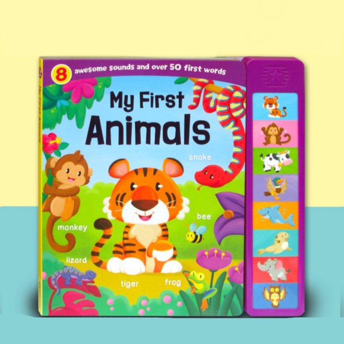 Booki Sound Book Animal Buku Anak Buku Suara