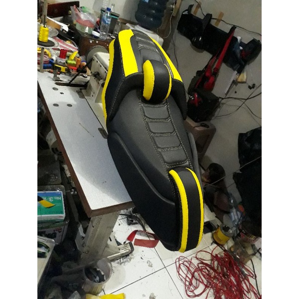 JOK MOTOR MX KING CUSTOM KULIT MBTECH-JOK CUSTOM MOTOR MX KING-JOK MX KING CUSTOM MODEL PREDATOR
