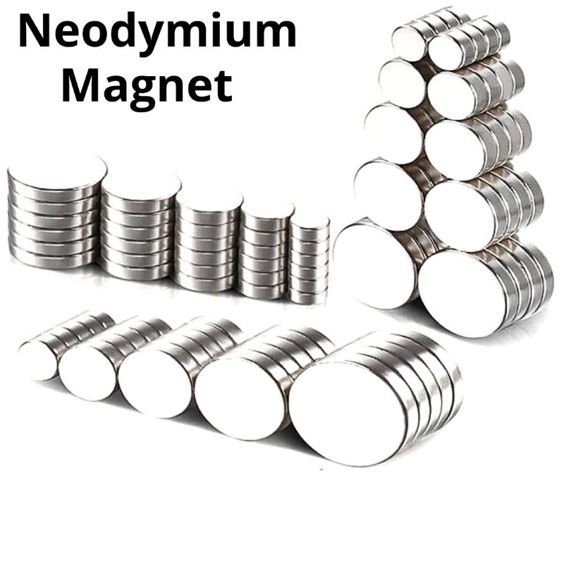 Neodymium Magnet Putih Berbentuk Coin Tebal