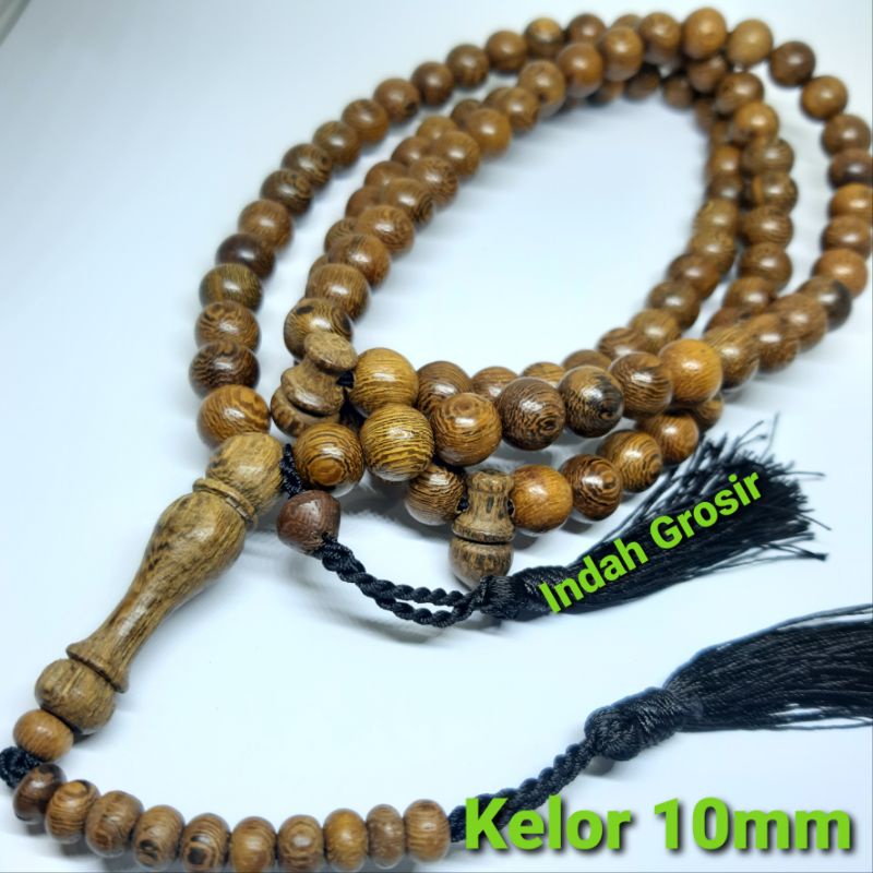 TASBIH KAYU GALIH KELOR 10MM 99BUTIR 100% ORIGINAL