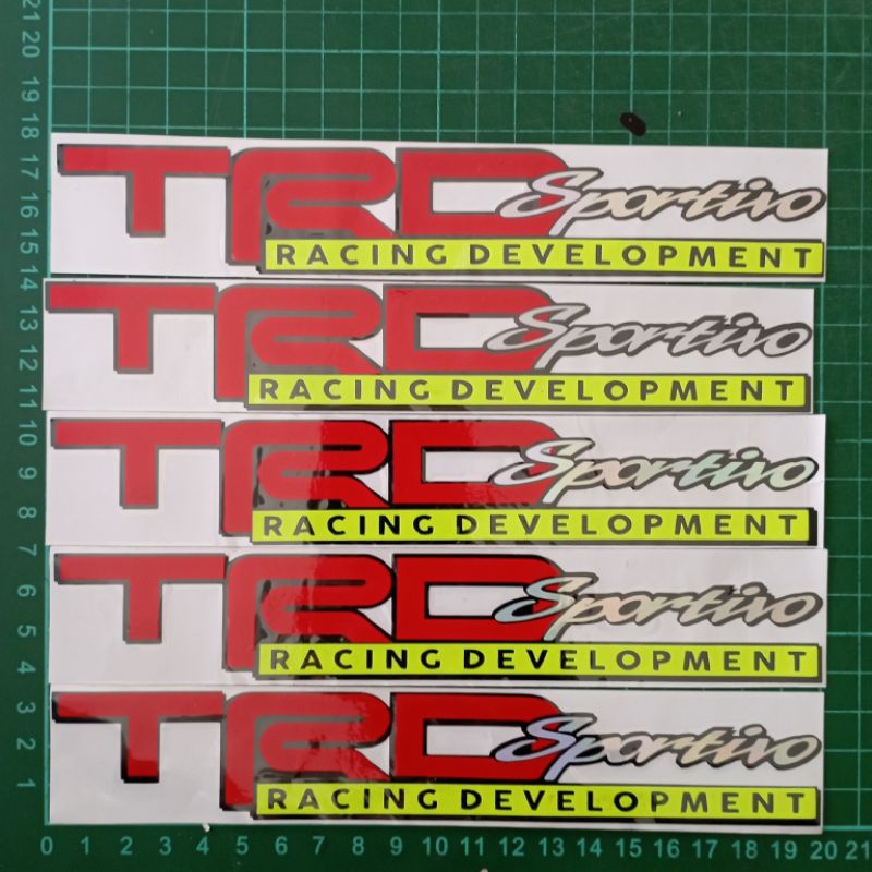 Stiker Cutting TRD Sportivo