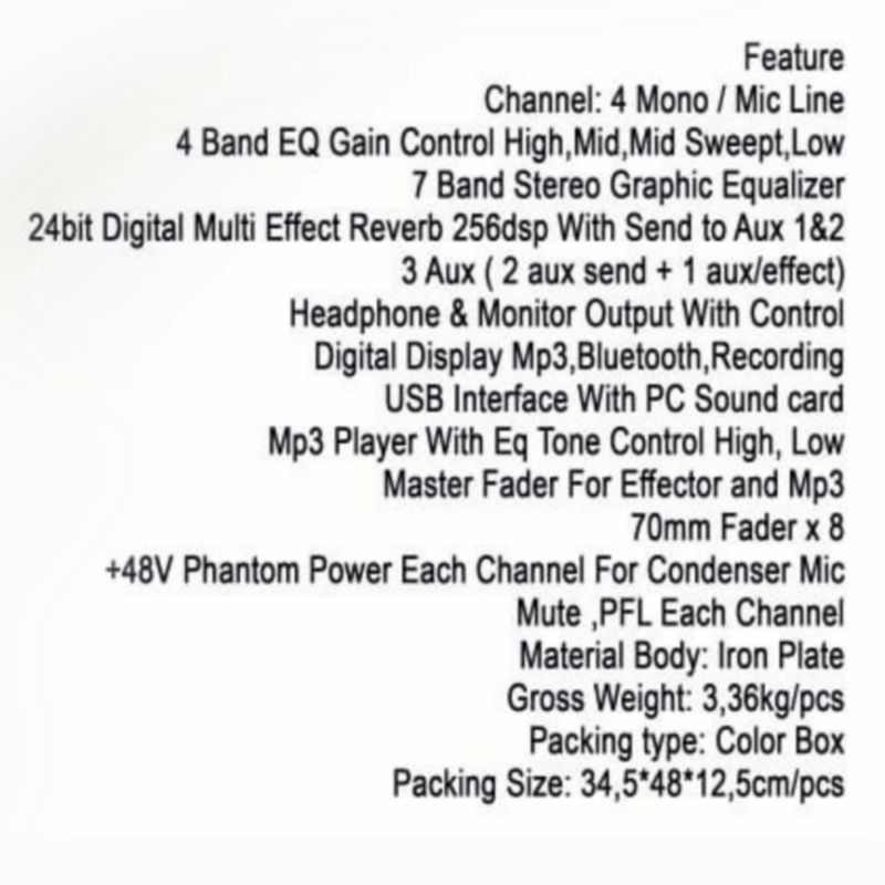 mixer audio 4 channel original electro young e mix 4 usb bluetooth recording