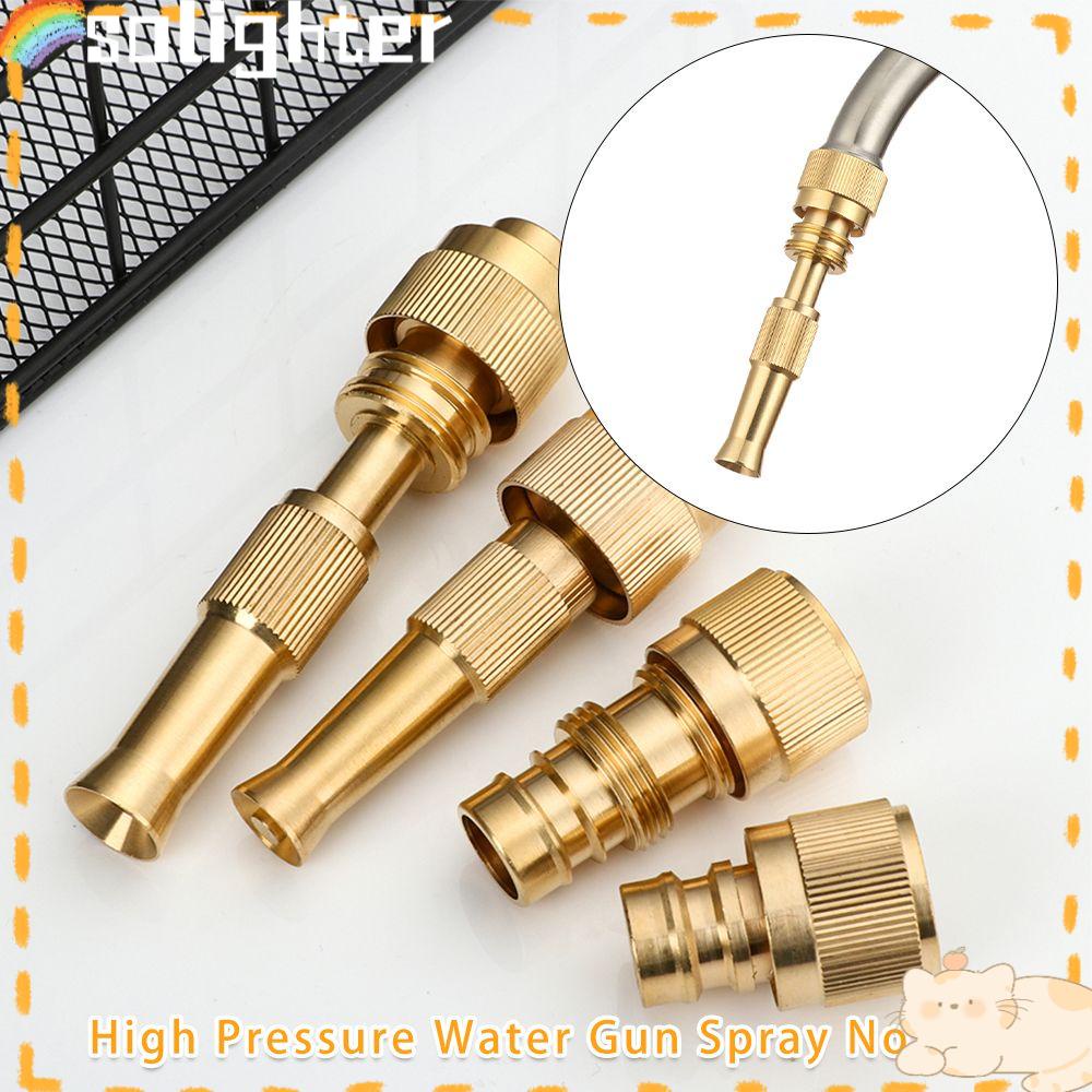 Solighter Spray Nozzle Kuningan Adaptor Selang Tekanan Tinggi Antarmuka Pipa Air