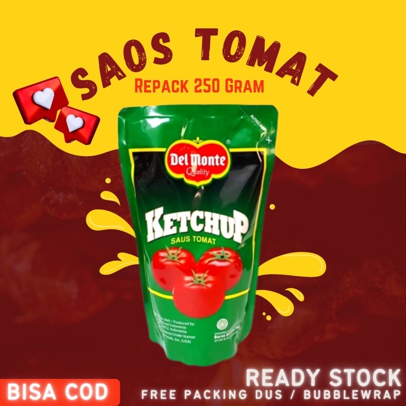 

Saos Delmonte Saos Tomat Repack 250 Gram READY STOCK