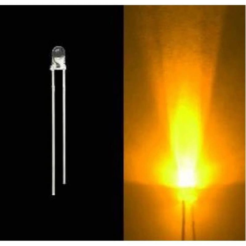 Lampu LED Kecil 3 Mm Nyala Terang Per 5 Pcs