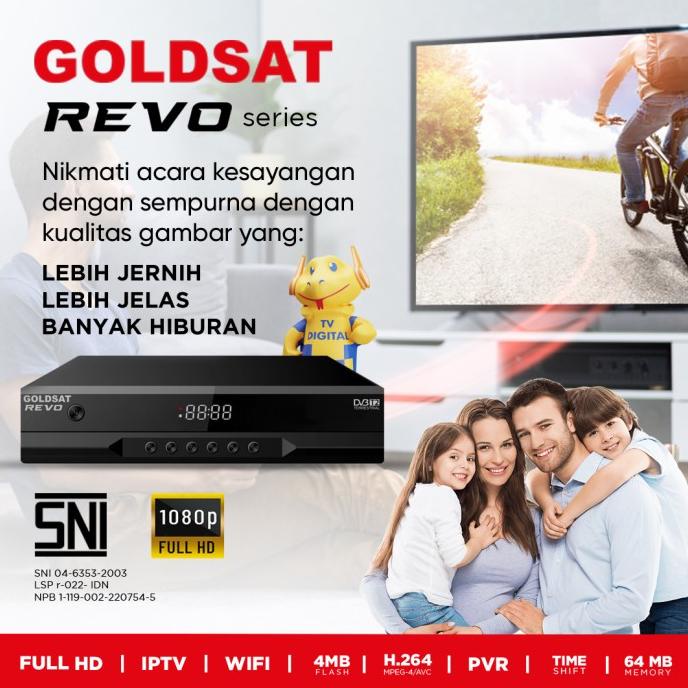 Decoder TV Box Digital GOLDSAT REVO DVB-T2