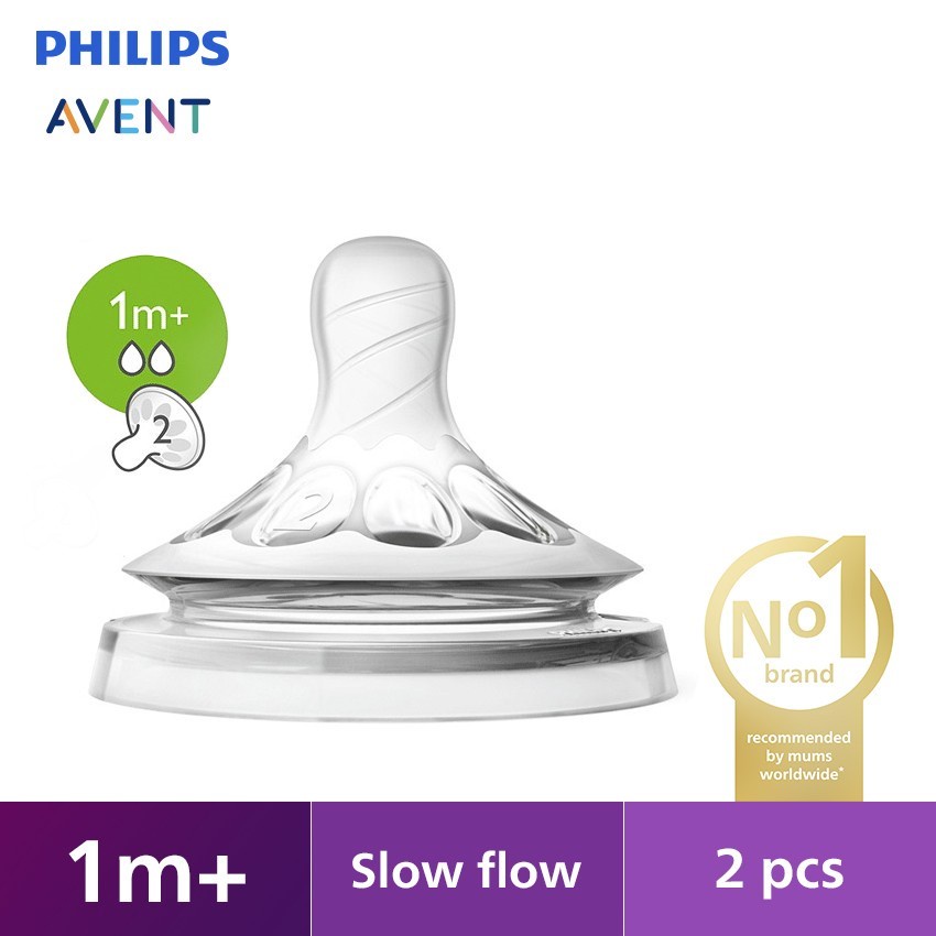 PHILIPS AVENT Teat Natural Nipple 2 Pcs