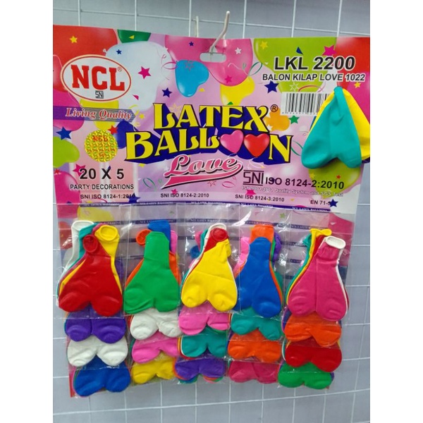 BALON LATEX NCL LOVE