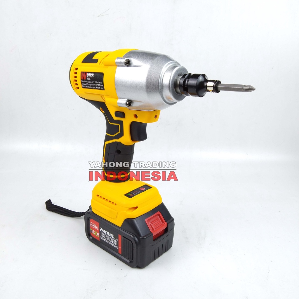 Mesin Impact Baterai TORSI BESAR 88V Cordless Impact Wrench BRUSHLESS 88VF