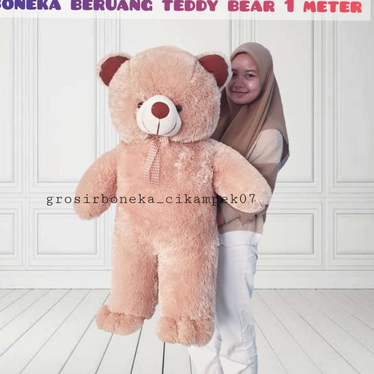 {CPK.09Ja23ž} Boneka Beruang Teddy Bear Panda Jumbo 1 meter