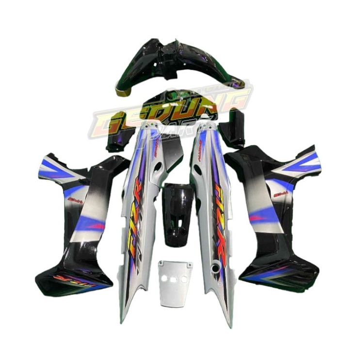 Cover Body FizR Fiz r Sporty 2003 Hitam Silver Full Set Bodi Yamaha Fiz R