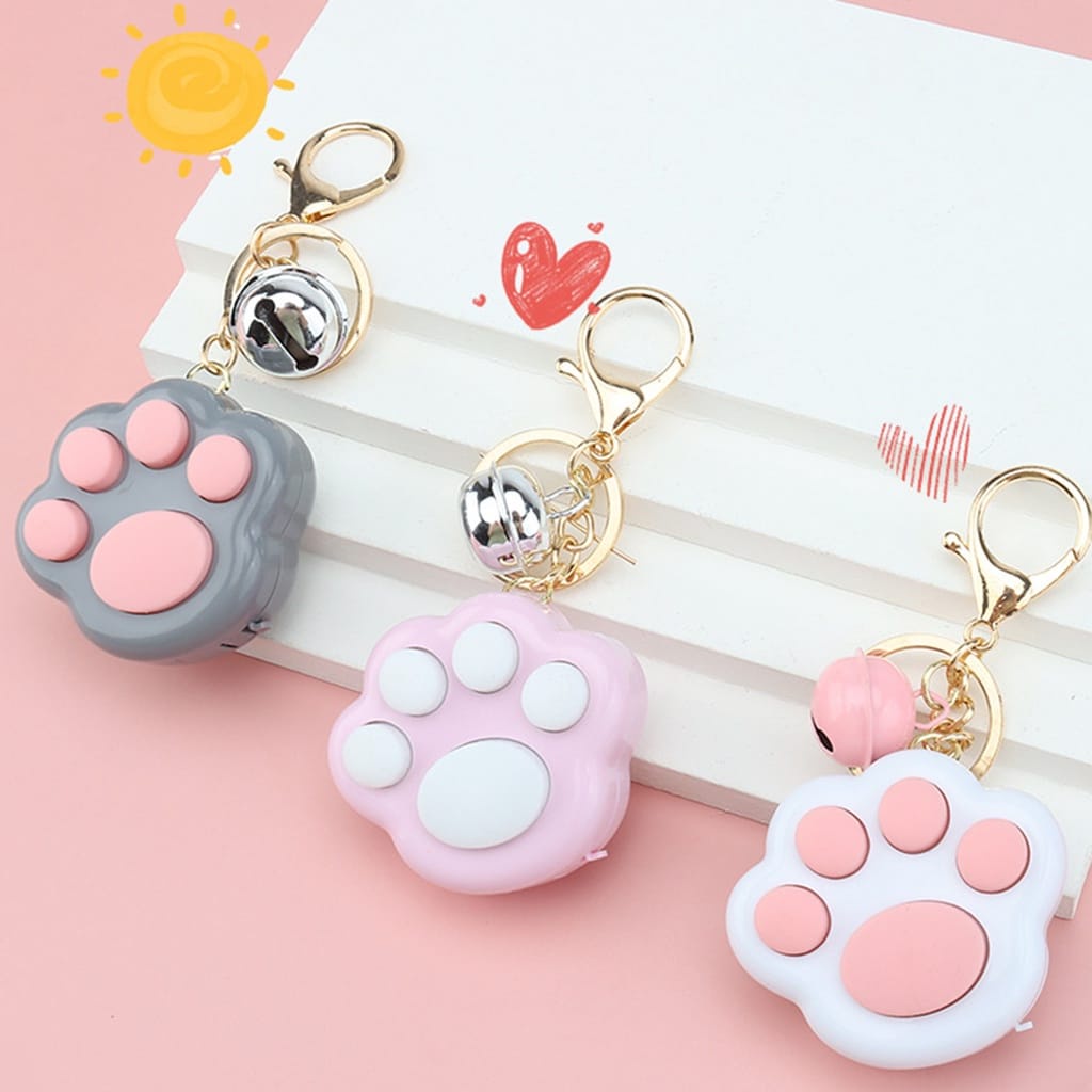 WE Gantungan Kunci Fidget Bentuk Telapak Kaki Kucing Cat Paw Mini Fidget Toy Keychain Anak Anak