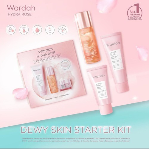 Wardah Hydra Rose Dewy Stater Kit