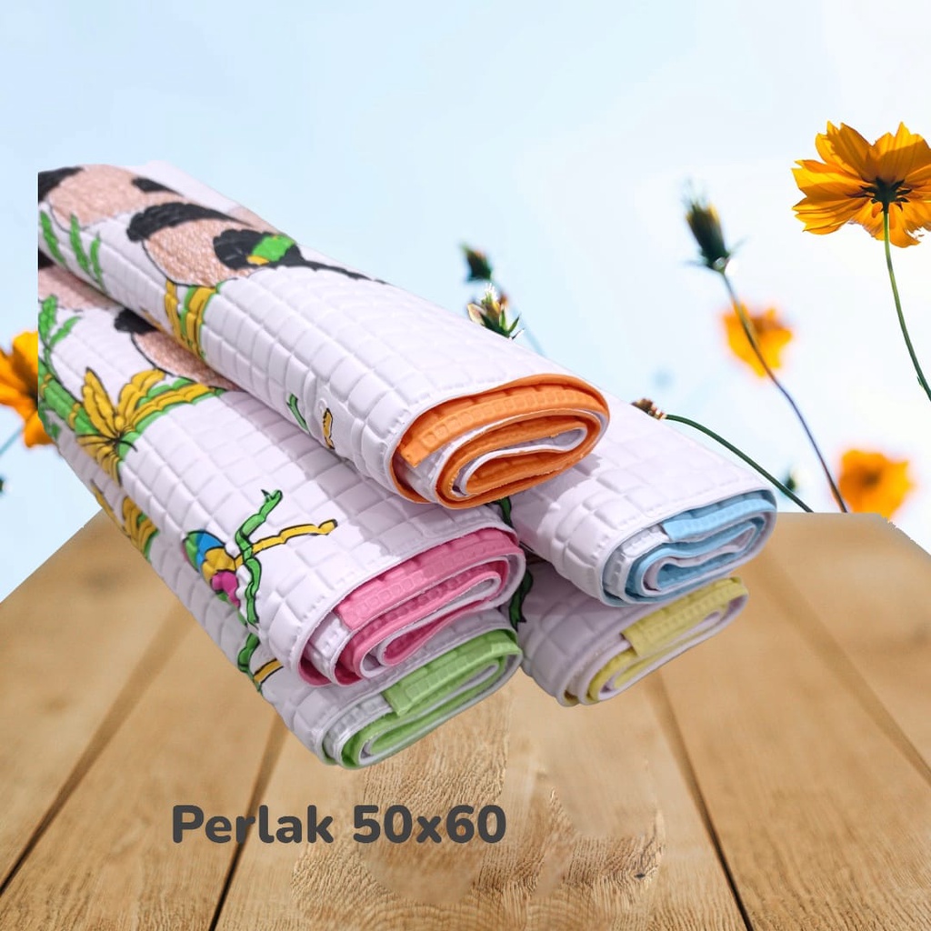 Perlak Bayi Double Bolak Balik Bisa Digunakan Size 50x60cm