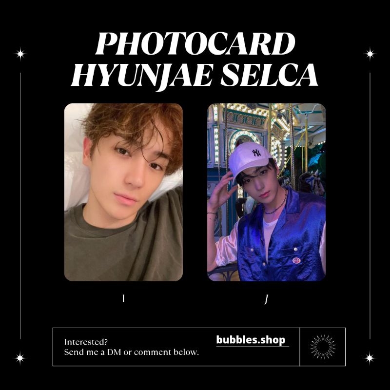 PHOTOCARD UNOFFICIAL LEE HYUNJAE THE BOYZ SELCA