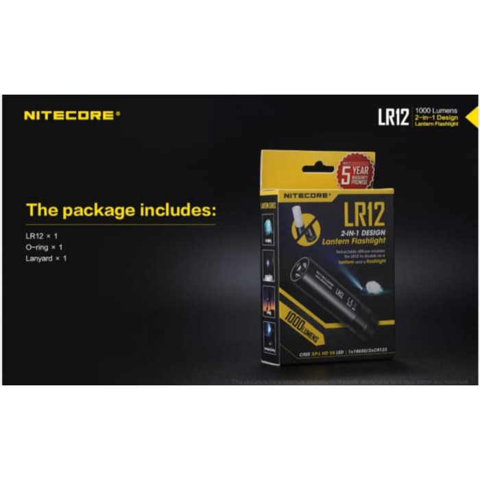Lam Flashlight Nitecore Lantern Lr12