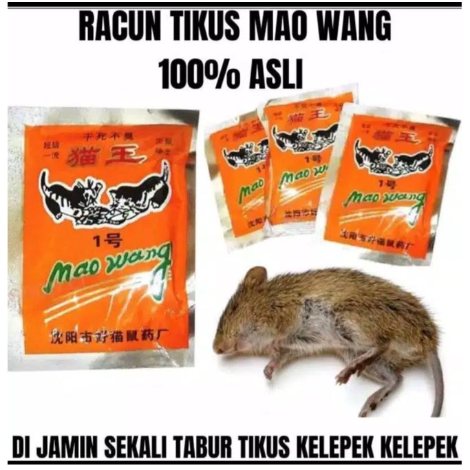 RACUN TIKUS MAO WANG ORIGINAL 100% DIJAMIN AMPUH