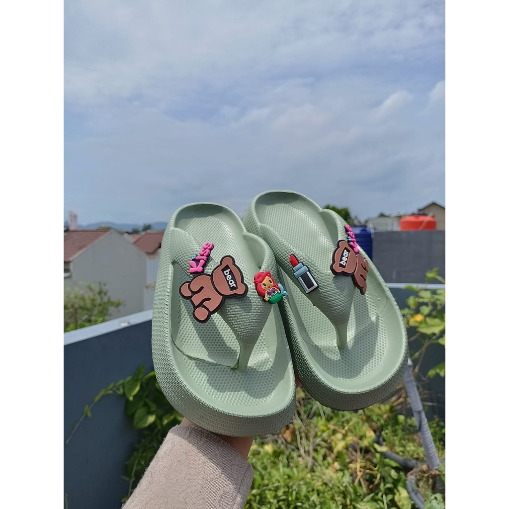 SANDAL JEPIT WANITA DILI GOLFER KEKINIAN TERMURAH 807 (36-40) SANDAL JEPIT KOREAN STYLE TERBARU