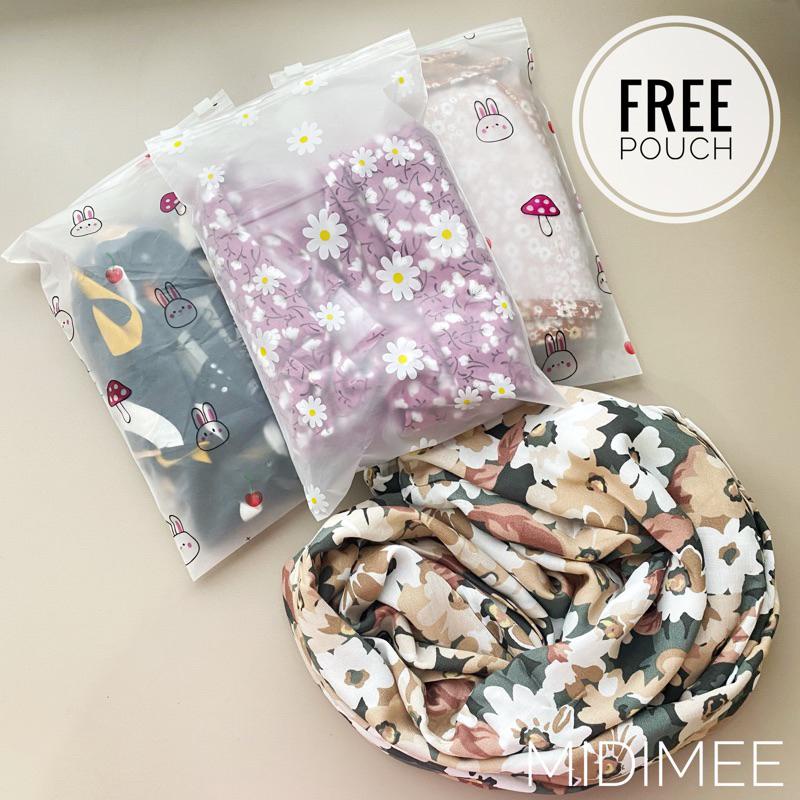 DASTER RAYON VISCOSE PREMIUM FREE POUCH/Daster Kekinian Adem Bahan Halus Dan Lembut