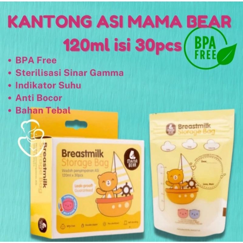 Mamabeat Kantong Asi 120ml isi 30lbr