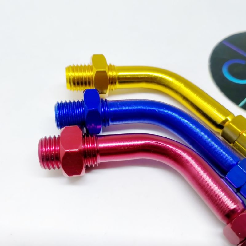 [READY STOCK] SETELAN L GAS CNC WARNA MOTOR UNIVERSAL / stelan L gas spontan cnc warna thailand harga per buah thai look