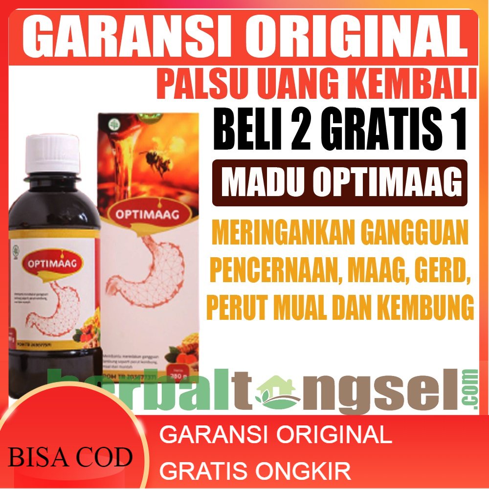 [BELI 2 GRATIS 1] BISA COD Madu Optimaag Original Madu Maag asam lambung madu gerd PROMO LEBIH DARI 