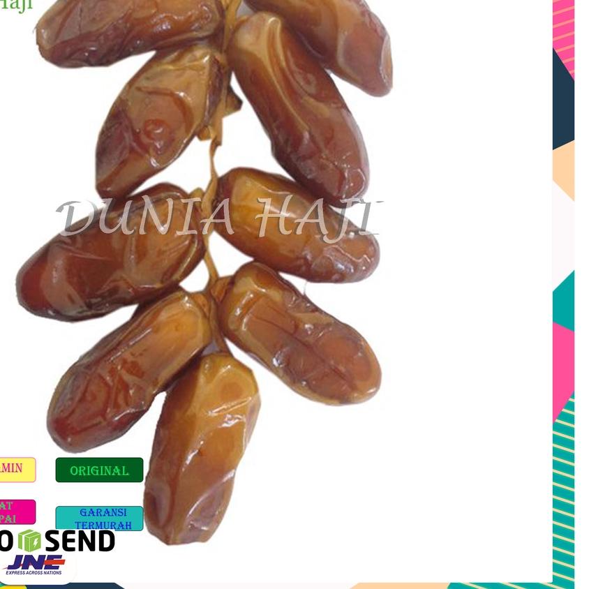 

☟ Kurma TANGKAI 500 gr / Kurma Tangkai Tunis Tunisia Deglet Nour / Oleh Oleh Haji dan Umroh ♟