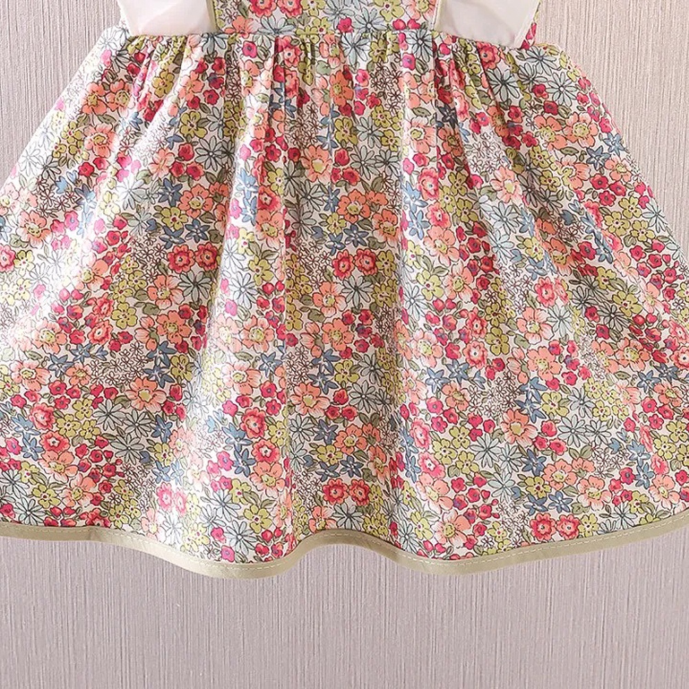 Dress Casual Pesta Anak Cewek Import Premium Setelan Baju Rok Bayi Balita Perempuan 6 Bulan - 5 Tahun DRI-108 Baju Anak Perempuan Baju Bayi Perempuan