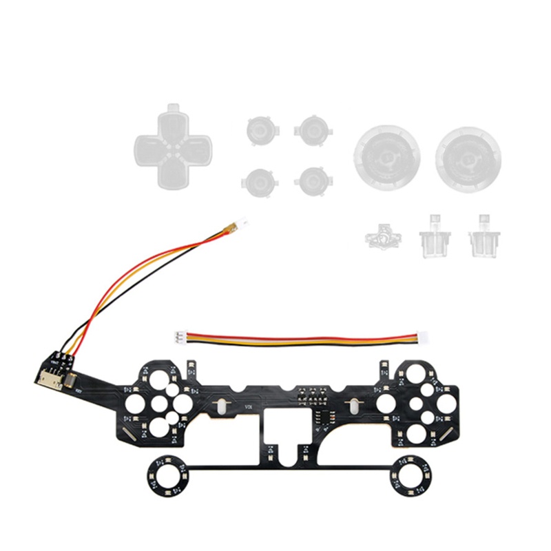 Btsg Cocok Untuk, Tombol Wajah Miniatur D-pad Berlampu (dtf) Kit LED Hias