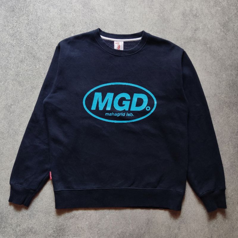 Crewneck Mahagrid navy second