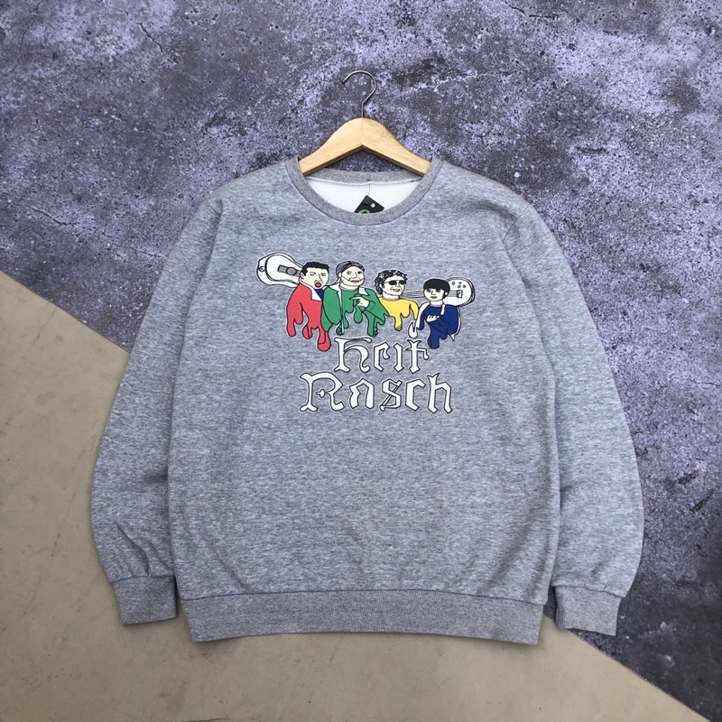 COD SWEATER SWEATSHIRT Crewneck abu abu gambar #cnyl57 ORIGINAL SECOND ASLI ORI BEKAS BRAND