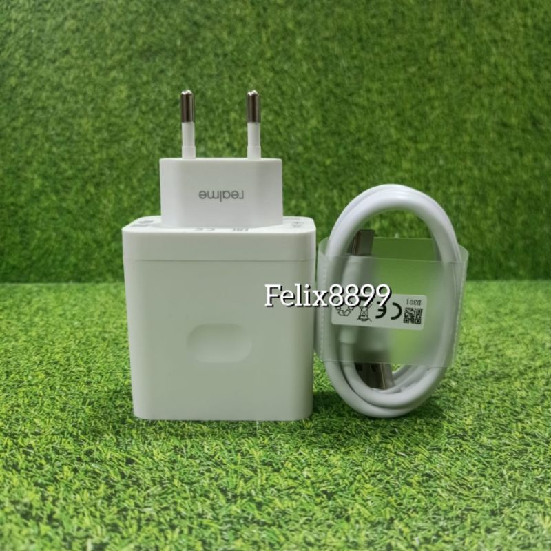 Charger Realme 7 8 9 Pro 9 Pro+ 10 Pro+ Plus Original 80W Super Dart Type C