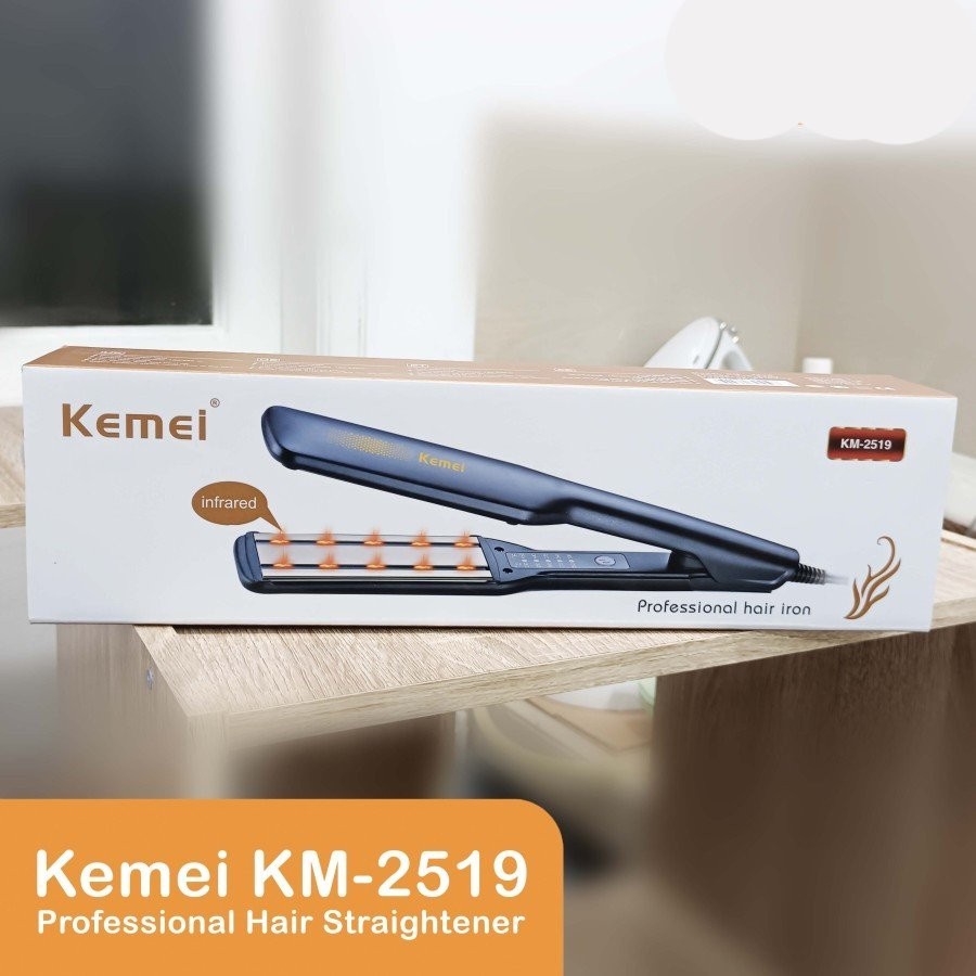 COD CATOKAN RAMBUT KEMEI KM-2519 PROFESIONAL HAIR IRON KEMEI KM-2519