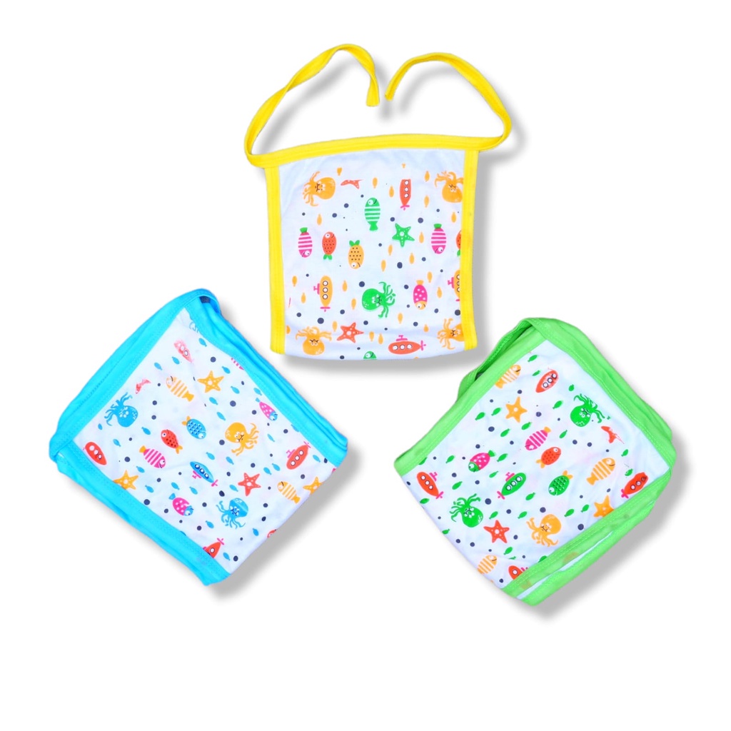 Paket 1 Lusin Popok Plus Perlak Bayi Alas Ompol Anti Bocor Waterproof Karpet Bayi Motif