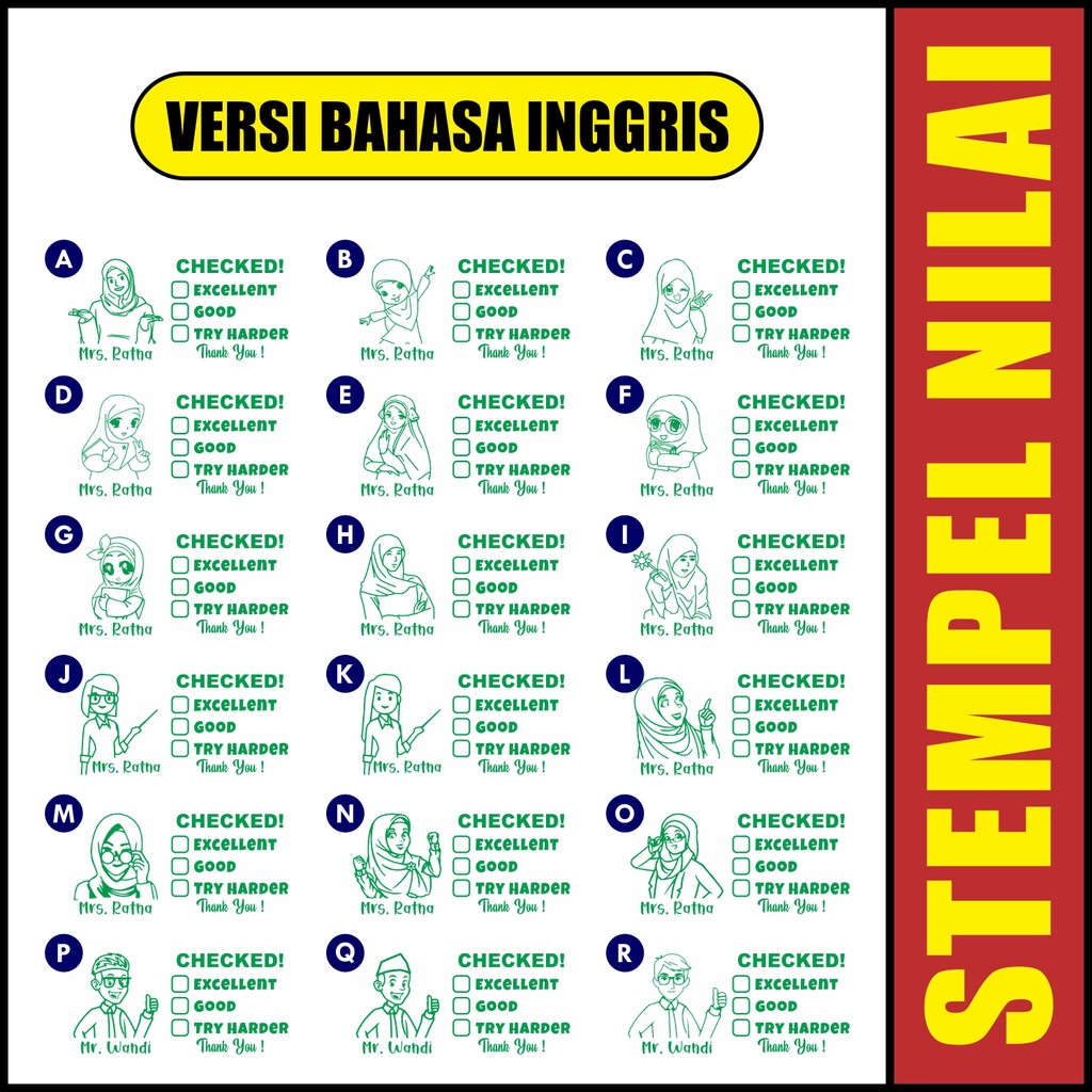 

Stempel Nilai Guru 27 X 55mm