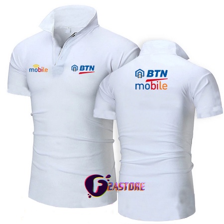 Kaos kerah model polo Baju T-shirts BANK BTN MOBILE BANKING - 02 F2ASTORE