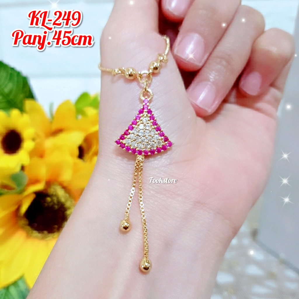 PERHIASAN KALUNG XUPING MODEL TERBARU/ANTI ALERGI