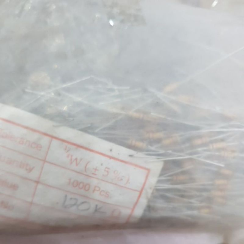 resistor 120k 1/4watt R 120k 1/4 watt