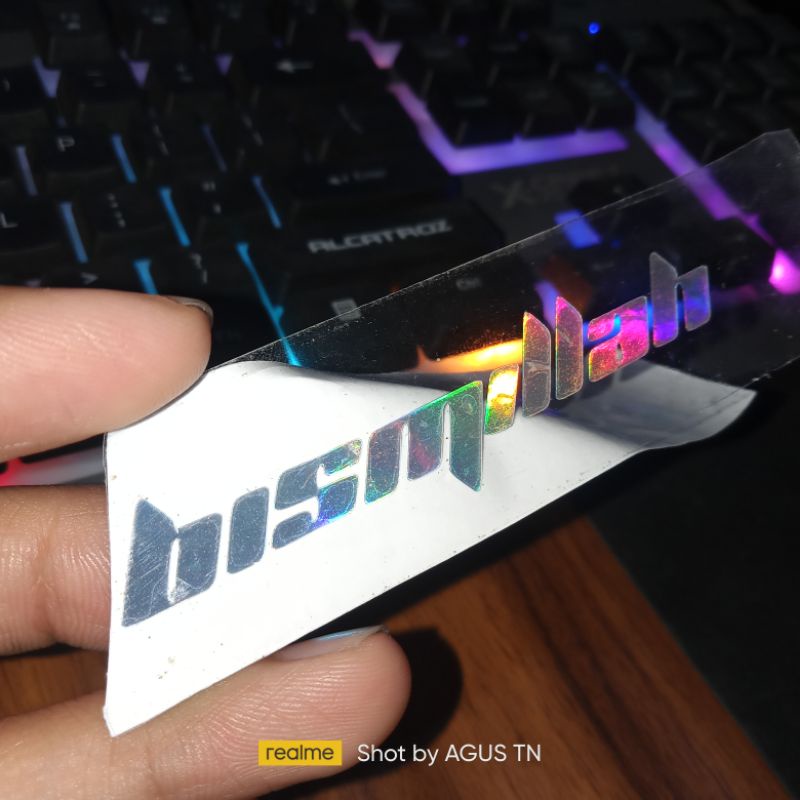 STIKER #BISMILLAH | STIKER MOTOR BISMILLAH