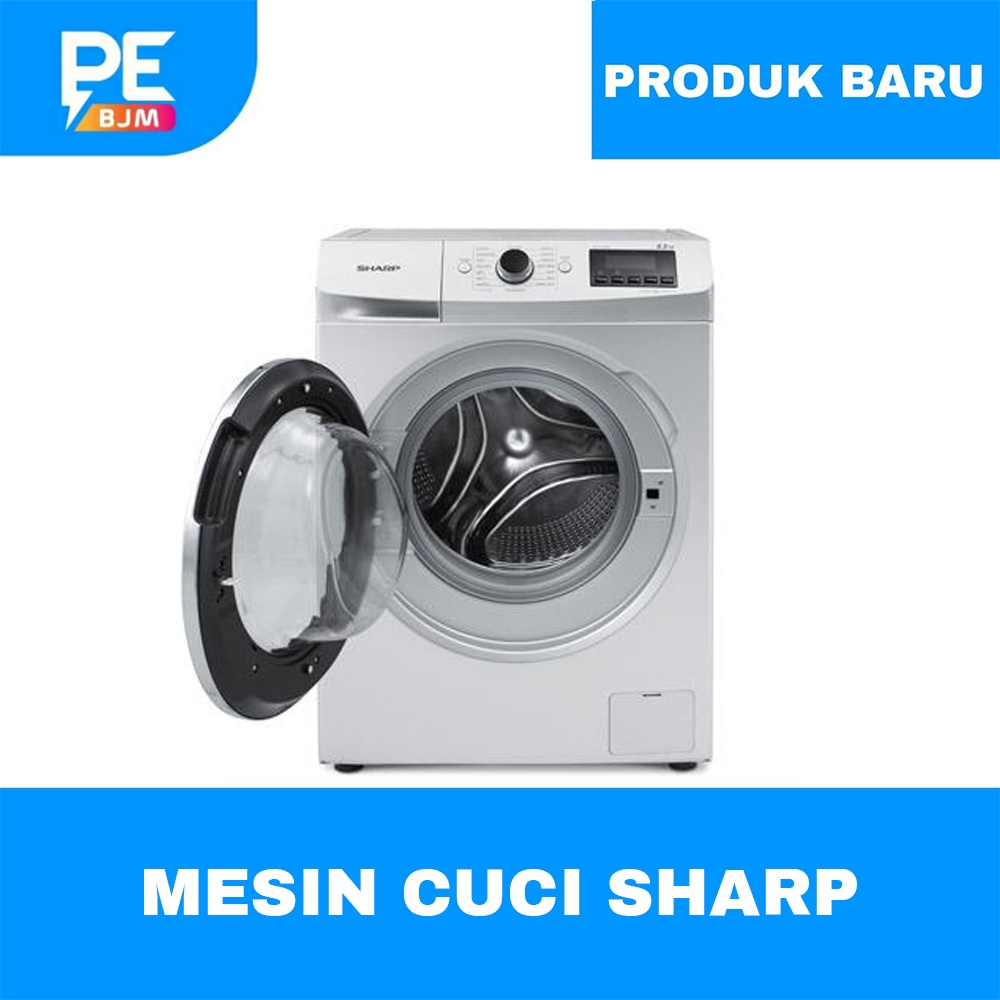 MESIN CUCI SHARP FRONT LOADING 7 KG ES-FL1073W