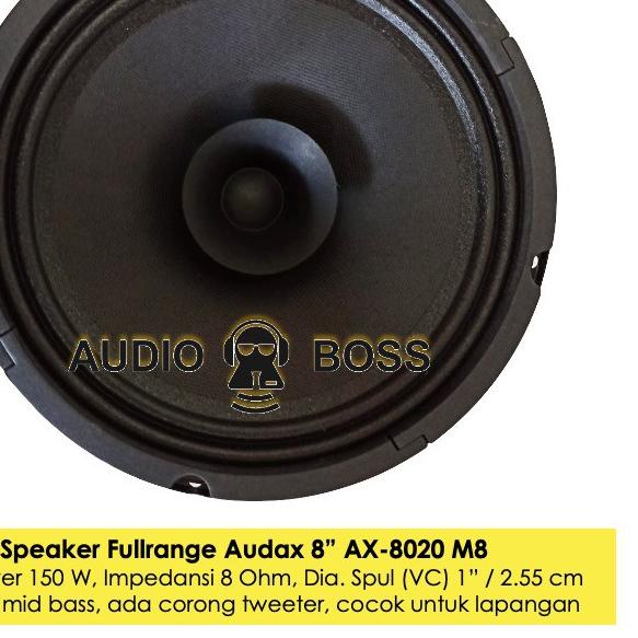 ★ Speaker 8 inch Fullrange Audax AX - 8020 M8 Outdoor AX-8020 8 in 8" ❄
